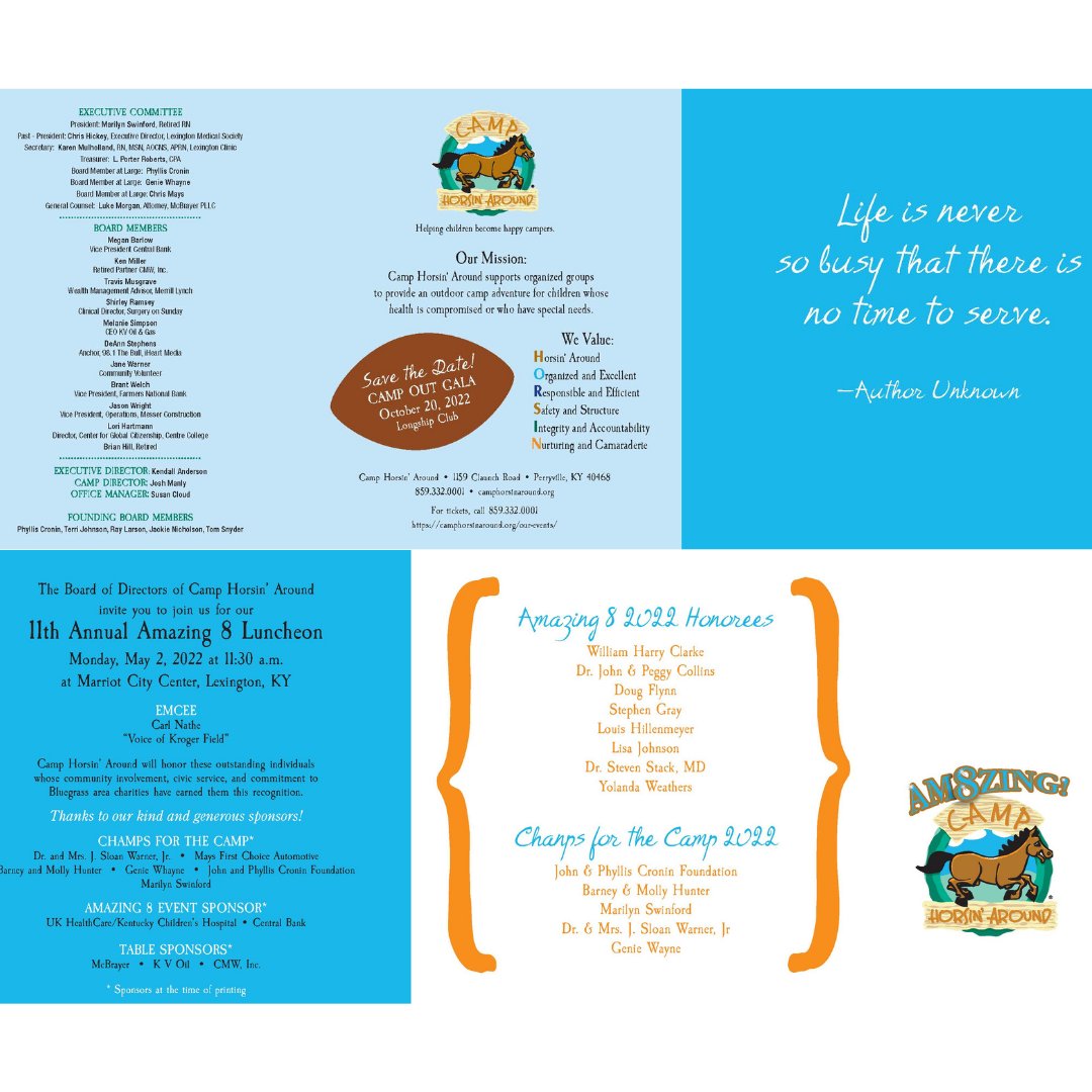 DanvilleSchools's tweet photo. Dr. Yolanda Weathers will be honored and recognized at the Board of Directors of Camp Horsin' Around 11th Annual Amazing 8 Luncheon! The event is at 11 a.m. Monday, May 2 at Marriot City Center in Lexington. #DISD #YoStrong https://t.co/8qnoNqGVgW