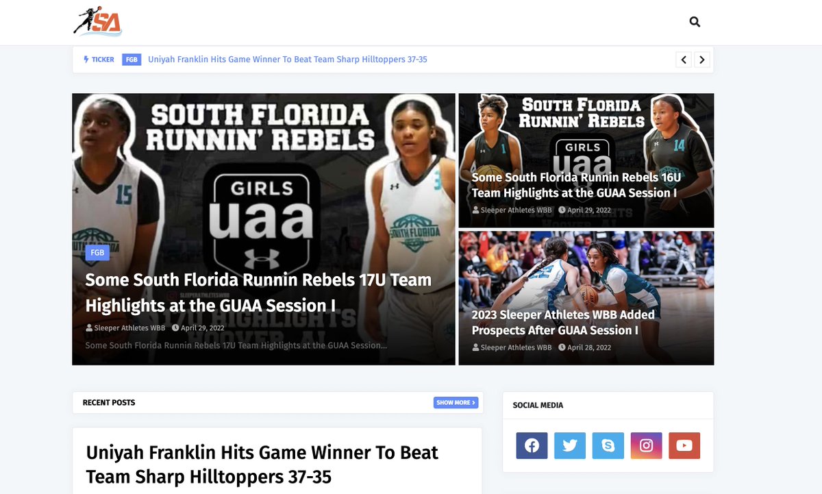 The new #SleeperAthletes Women's Basketball website has a new design and new website name

Here: sleeperathleteswbb.com

<a href="/UniyahFranklin/">Uniyah Franklin</a> <a href="/samiyahbriggs/">samiyahbriggs</a> <a href="/LagunaTwins_/">Jaylyn & Jazlyn</a> <a href="/jahnyalewis14/">Jahnya Lewis</a> <a href="/fantasia_james/">fantasia james</a> <a href="/FGBvsEveryone/">@FGBvsEveryone</a>