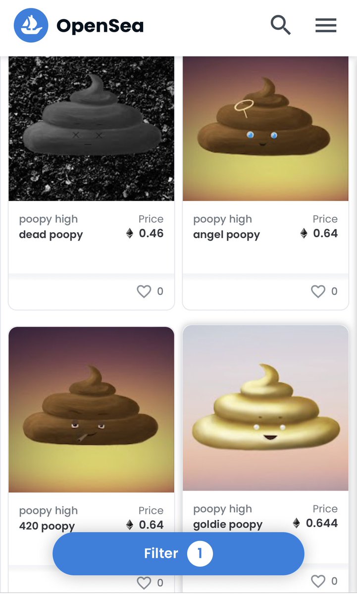 poopy_high's tweet photo. https://t.co/GjThIIEvuz

What's your mood??🙃
-Choose a poop🌚😎🤪🙂😈😇😉🥰
 
#nft #NFTdrop #NFTGiveaway #opensea #NFTartist #nftart #NFTCommumity #NFTProject #NFTs #poop #openseanfts #Ethereum #OpenSeaCollection #poopy #openseaartists #ElonMusk https://t.co/RMBJSKtyuR