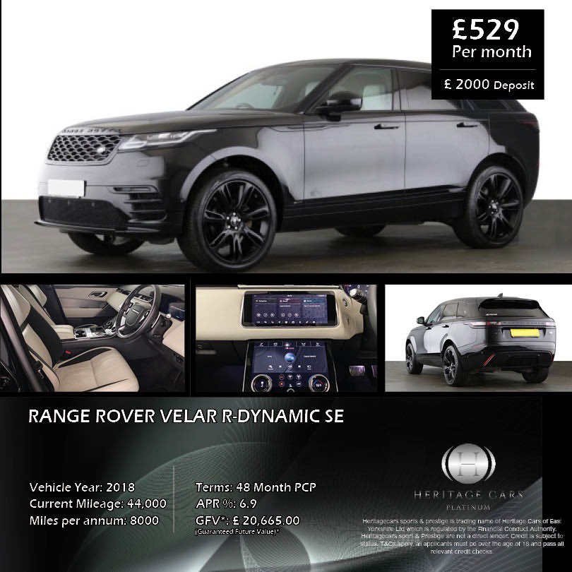 Driverchoice_J's tweet photo. Available now!!!

Range Rover Velar R-Dynamic SE 

Only £529.00 a month 
With £2000 deposit ( pcp )
—————————————
Massive Spec💫

▪️Nav 
▪️Bluetooth 
▪️Dab Radio 
▪️Reverse Camera 
▪️6 Months Warranty
▪️6.9% APR 🔥
▪️Free Uk 🇬🇧 Delivery 

DM📲 for more info. #Teamheritagecars https://t.co/uI38ulWrkX
