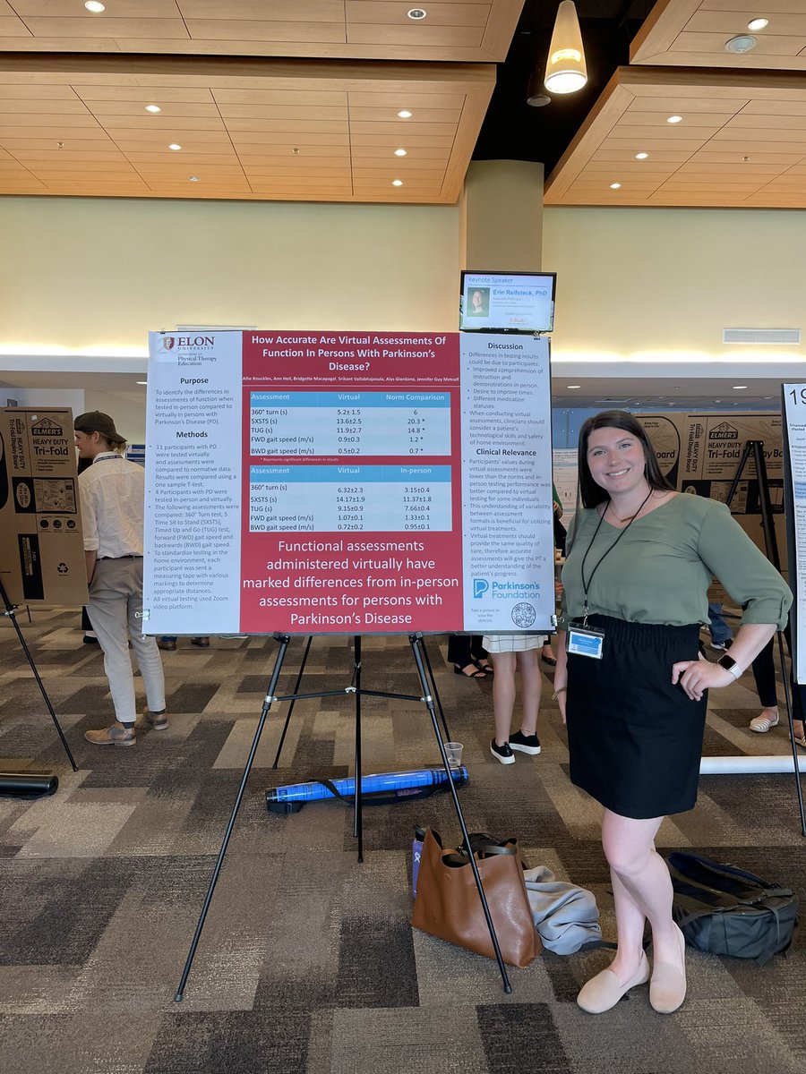 Allie Knuckles (@allieknuckles) on Twitter photo How accurate are virtual assessments in persons with Parkinson’s disease?
Thanks <a href="/UNC_HMSC/">UNC Human Movement</a> for hosting a great event! How accurate are virtual assessments in persons with Parkinson’s disease?
Thanks <a href="/UNC_HMSC/">UNC Human Movement</a> for hosting a great event!