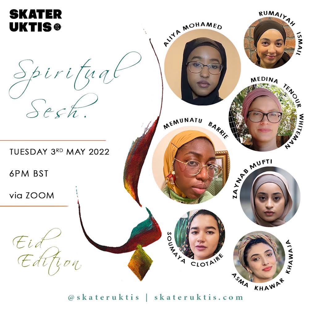 Spiritual sesh - Eid edition! 🤍 a line up of beautiful sisters as they let us into their world of creative expression 🙌🏽✨ DM US FOR THE ZOOM LINK !!