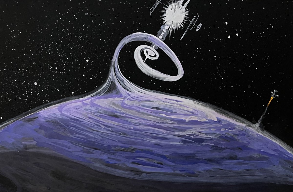 PlanetJoachim's tweet photo. "Planet Destroyer" - Episode 6 Drawing of the Day
#painting #art #gouache #drawing #space #univerese #aliens #surreal #mothership #watercolor https://t.co/YUAZetCEyg