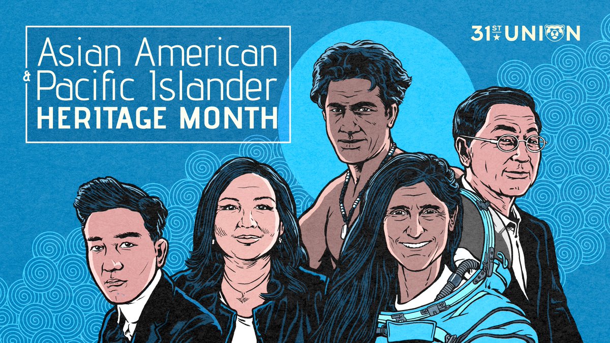 31UnionOfficial's tweet photo. Through learning and action @31unionofficial is excited to honor Asian American and Pacific Islander Heritage Month in May!

#SessueHayakawa #TammyDuckworth #DukeKahanamoku #SunitaWilliams #DavidHo #AAPIMonth2022 #Representation https://t.co/zcyLtHHv0G