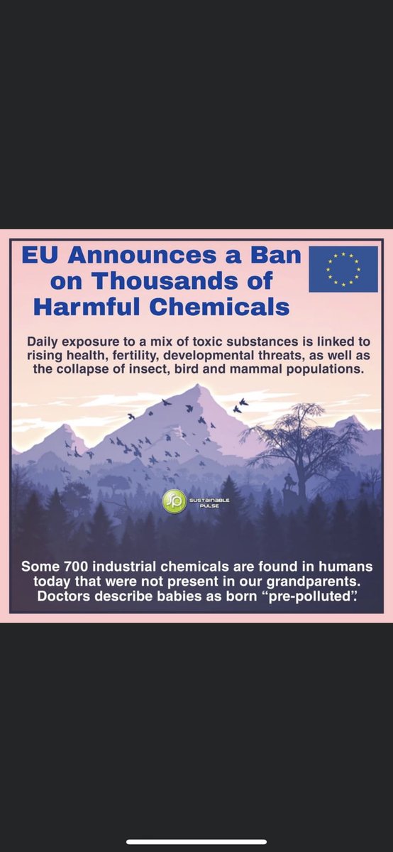 GenEngNetwork's tweet photo. BREAKING!: EU Announces Massive Ban on Harmful Chemicals - Thousands of harmful substances including #PFAS will be banned!
https://t.co/9bo1kbZEjk

#toxicchemicals #toxics #eu #europe https://t.co/y5YoA38YMU
