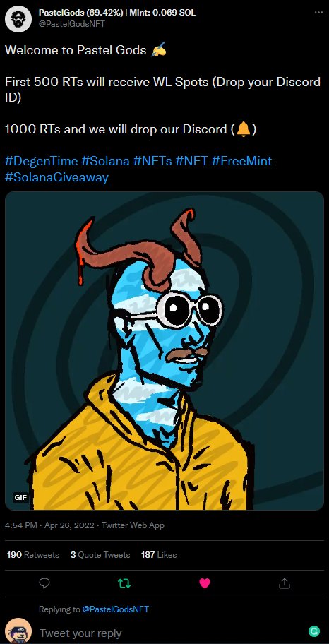 AlphaCrypto16's tweet photo. @PastelGodsNFT PortY#7990 LETSGOOO 🔥🔥 https://t.co/K6Gvak8dXW