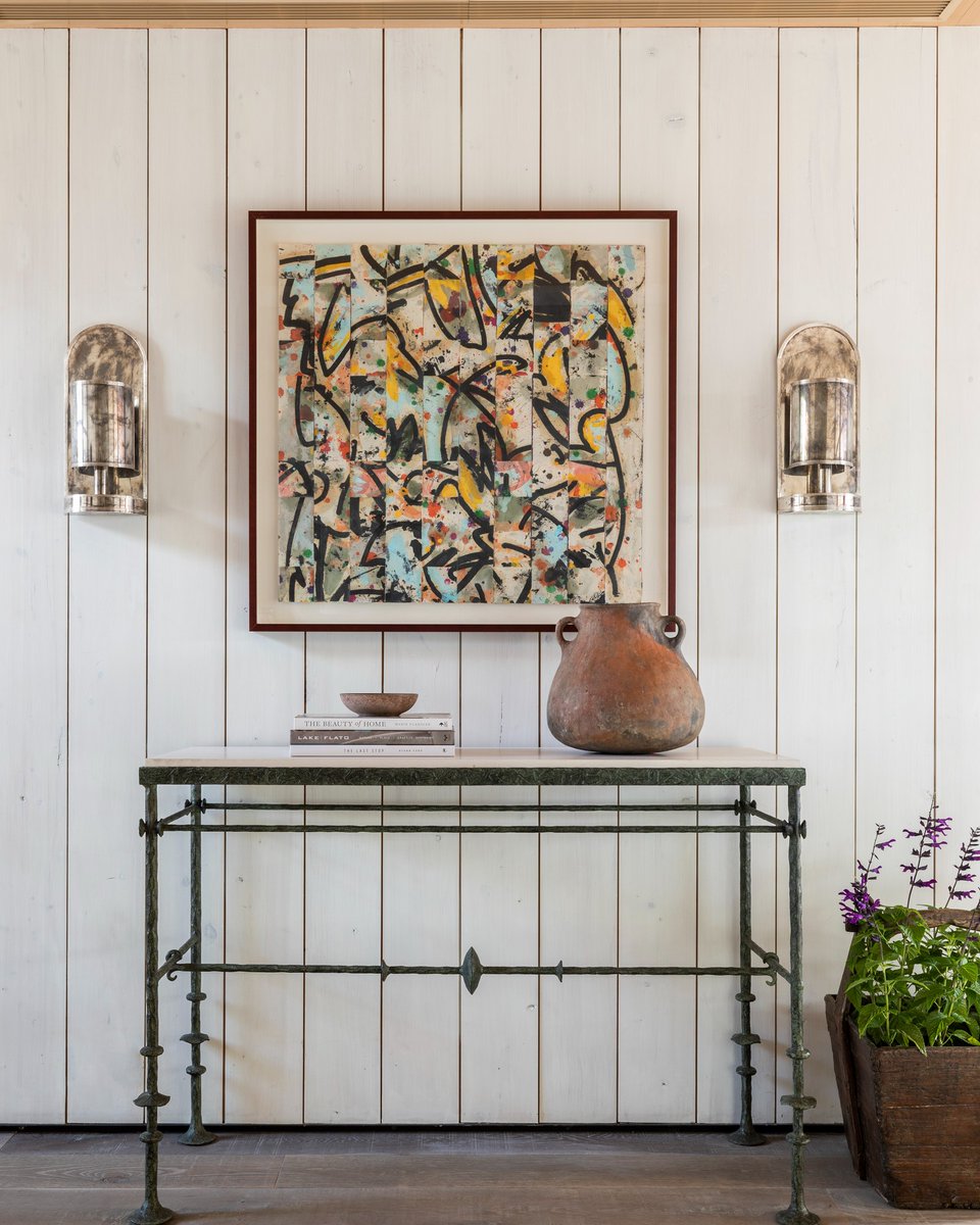 Any material has the ability to be transformed into pattern. There is no creative limit for the spaces we can create. // #MFImoments #MarieFlaniganInteriors #TheBeautyofHome