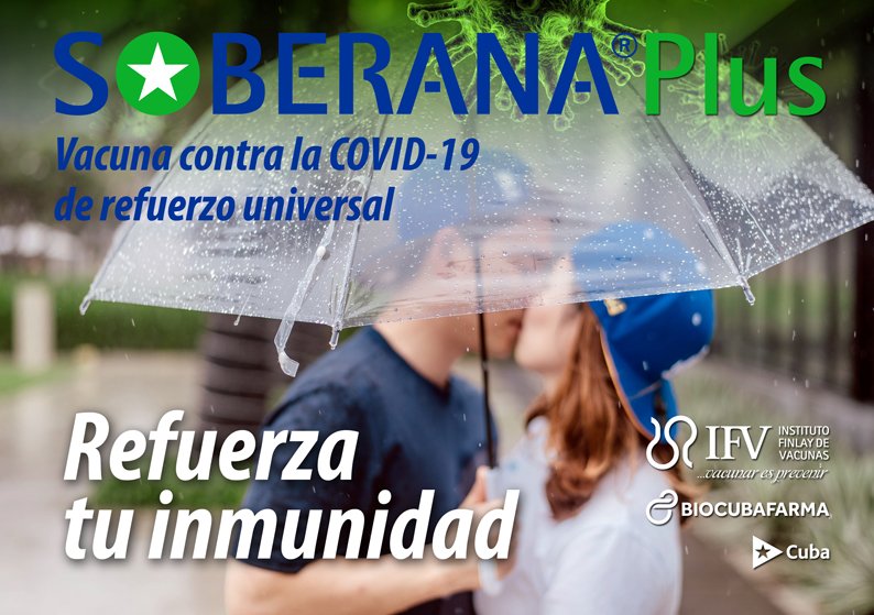 En #BioHabana2022
Se presentaron resultados que demuestran la alta efectividad de  #SoberanaPlus, como vacuna para convalecientes, en todas las edades.
#CienciaCubana 
#CubaViveYTrabaja 🇨🇺
#QbaD❤️