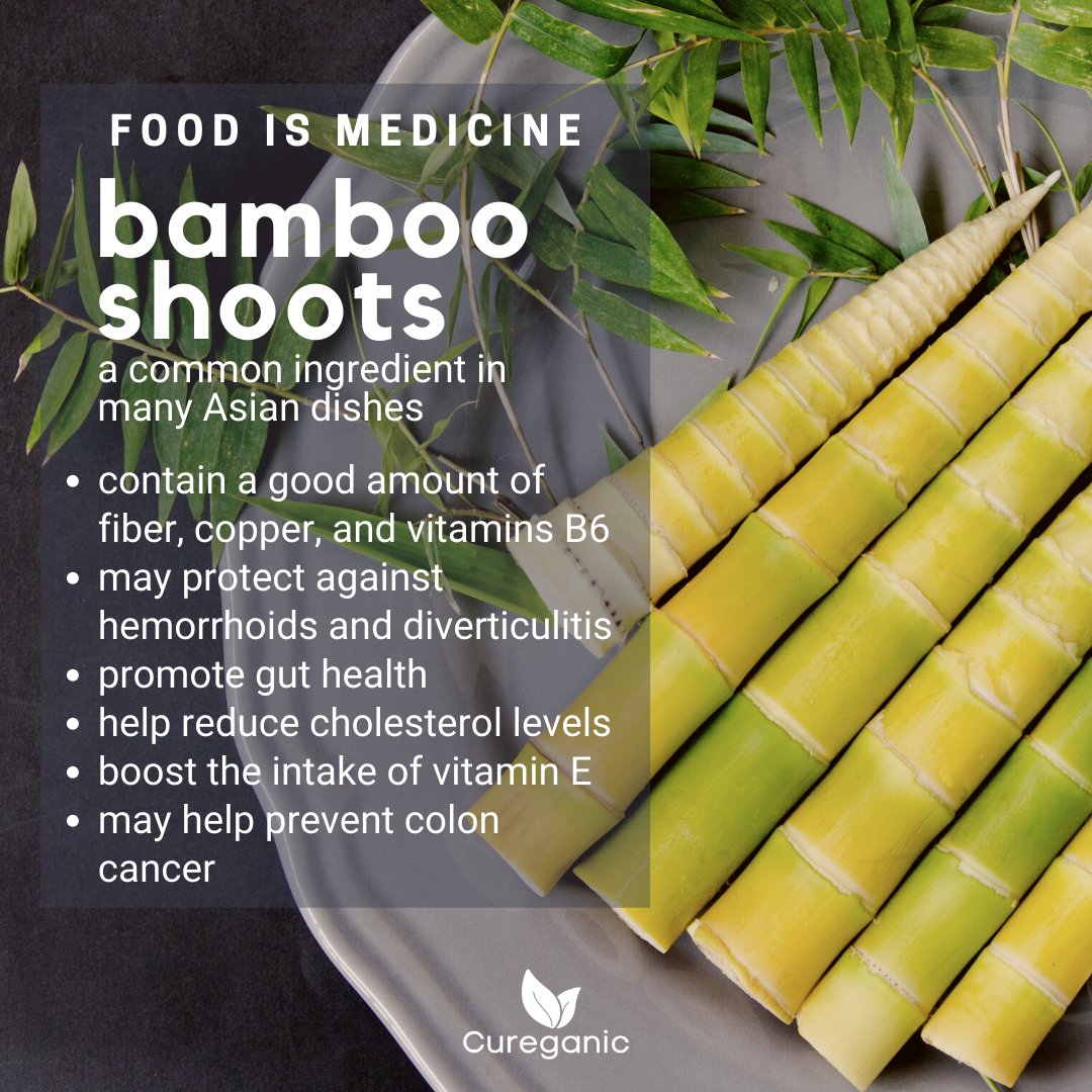 CureganicTeam's tweet photo. Bamboo shoots are the edible shoots of bamboo plants that are featured in many types of Asian cuisine. The shoots are typically peeled before consumption. https://t.co/ta1sikQxmN