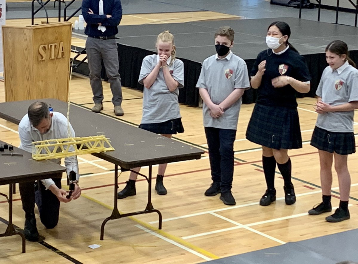 The STA Secondary bridge building competition was great today. Thanks to all the STA students and staff for this excellent STEM opportunity for our students.