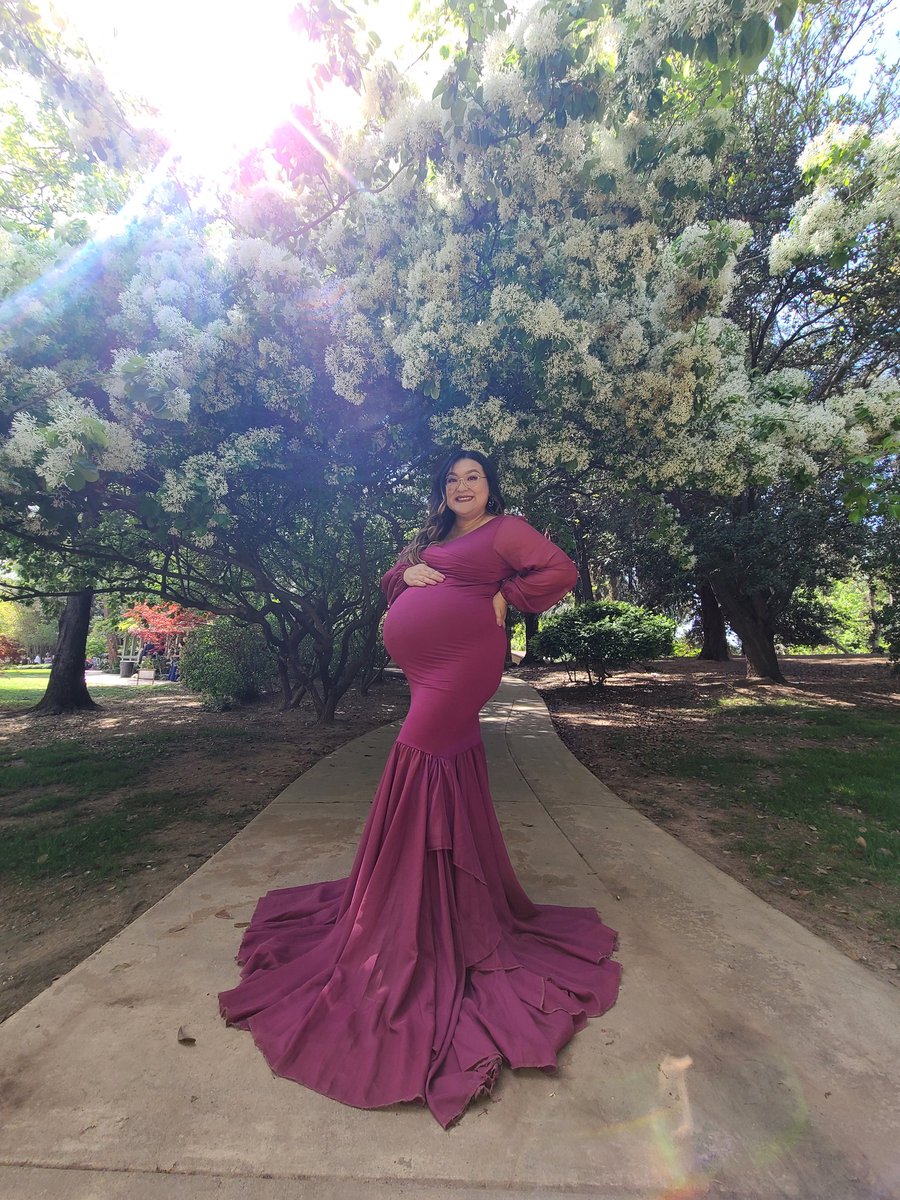 msmuahs's tweet photo. Hello 9th month!! 💜🌸 https://t.co/4SizjuexYW