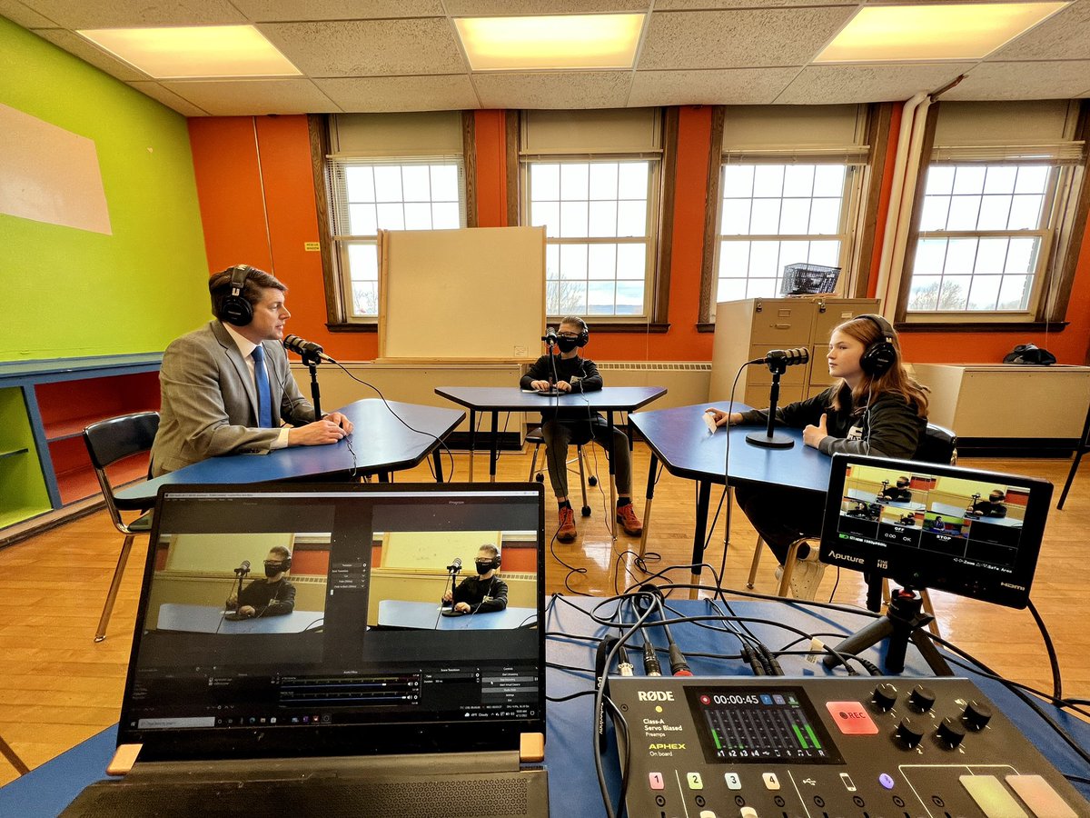 John Mitchell (@jmitchellpcsd) on Twitter photo Happy to share our first Elementary News broadcast for this year! So proud of these students! They worked on every aspect of the production. They conducted some great interviews for this one!
youtu.be/_eEZq-4Snuc
<a href="/kevinburtmusic/">Kevin Burt</a> <a href="/jonesnyassembly/">NY Assemblyman Jones</a> <a href="/peru_csd/">Peru Central School District</a> <a href="/ndamianiPCSD/">Nicholas Damiani</a> Happy to share our first Elementary News broadcast for this year! So proud of these students! They worked on every aspect of the production. They conducted some great interviews for this one!
youtu.be/_eEZq-4Snuc
<a href="/kevinburtmusic/">Kevin Burt</a> <a href="/jonesnyassembly/">NY Assemblyman Jones</a> <a href="/peru_csd/">Peru Central School District</a> <a href="/ndamianiPCSD/">Nicholas Damiani</a>