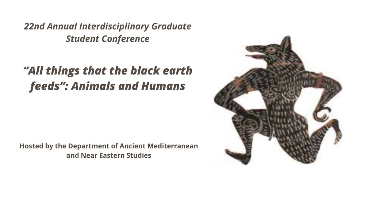 The @aigscubc grad students committee is delighted to announce the keynote speaker for our conference organized by @AMNEUBC on May 7. Dr. Daniel Ogden, professor at @UniofExeter, will present 'The Ancient (and Medieval) Werewolf!' Join at cnersgradconference.wordpress.com