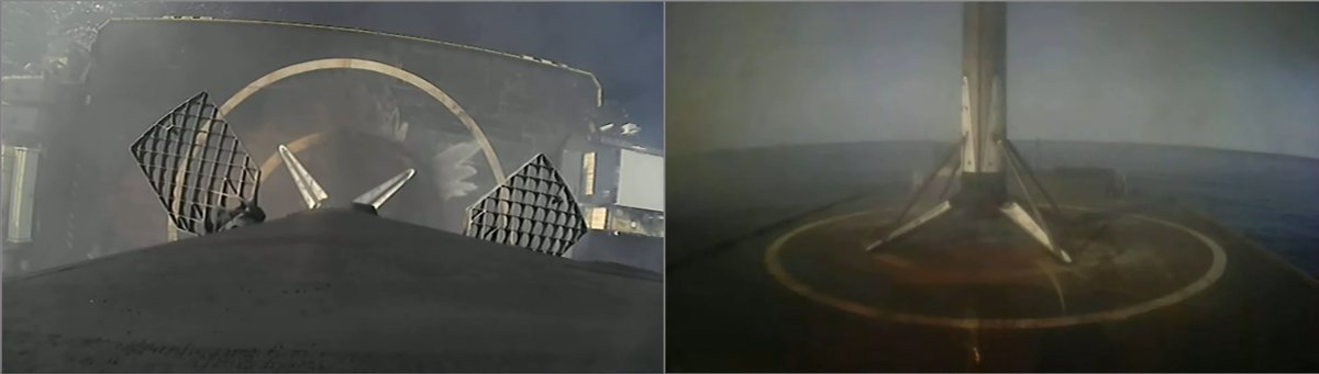 GTWScar's tweet photo. Rocket: flew to orbit, dropped off 50 satellites and returned to an autonomous drone ship in the middle of the ocean. 

Me: great engineering never gets old 😎 https://t.co/JoUT4nQq0H