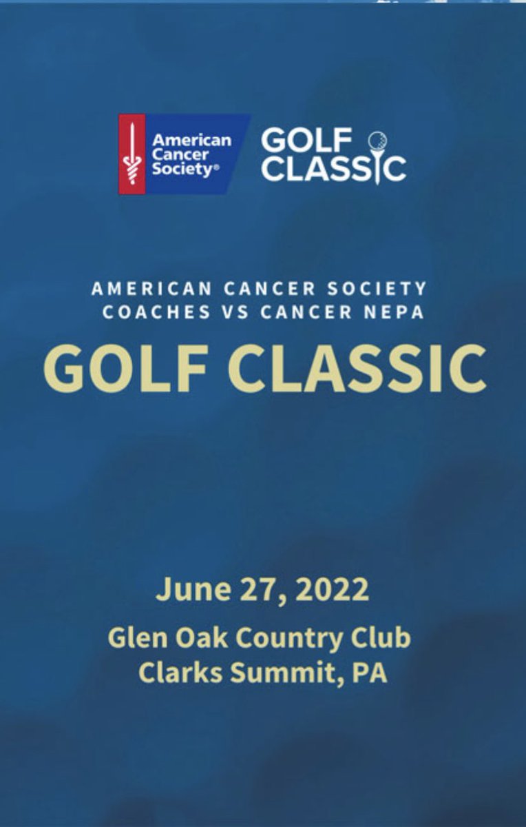 CoachKettelKC's tweet photo. Join us on June 27th at Glen Oak Country Club for our 2nd annual Coaches Vs Cancer NEPA Golf Classic
https://t.co/1EuRqz5JuX https://t.co/aAVFKyvTl5