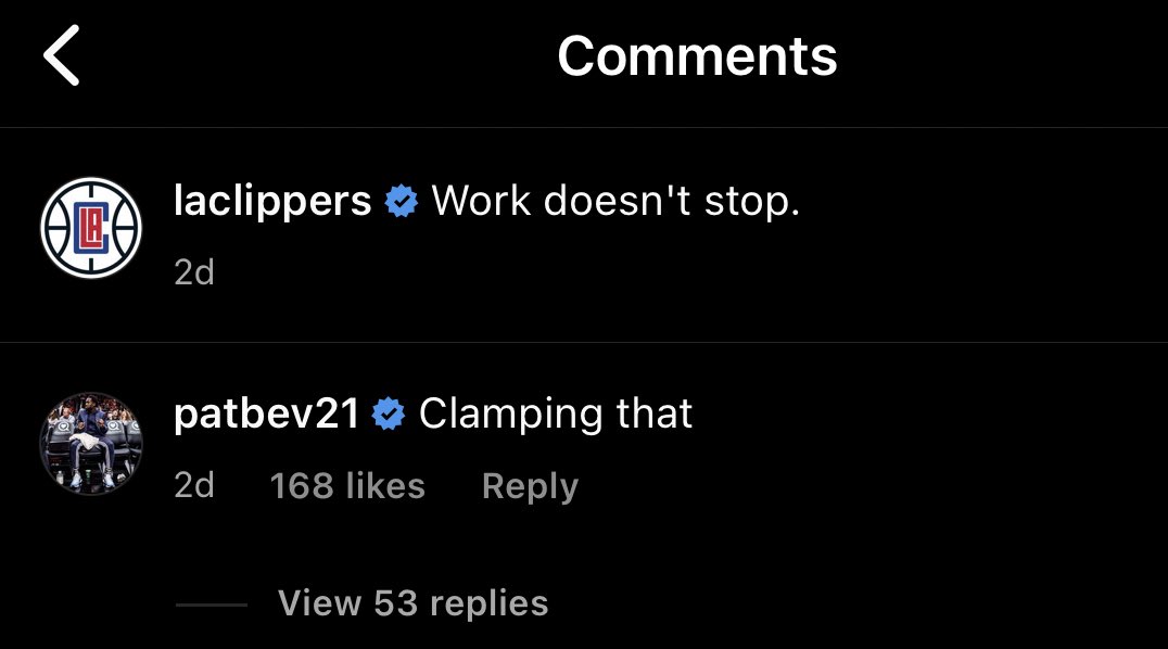 TheHoopCentral's tweet photo. Pat Bev. 😂💀 https://t.co/TylwlqbQQf
