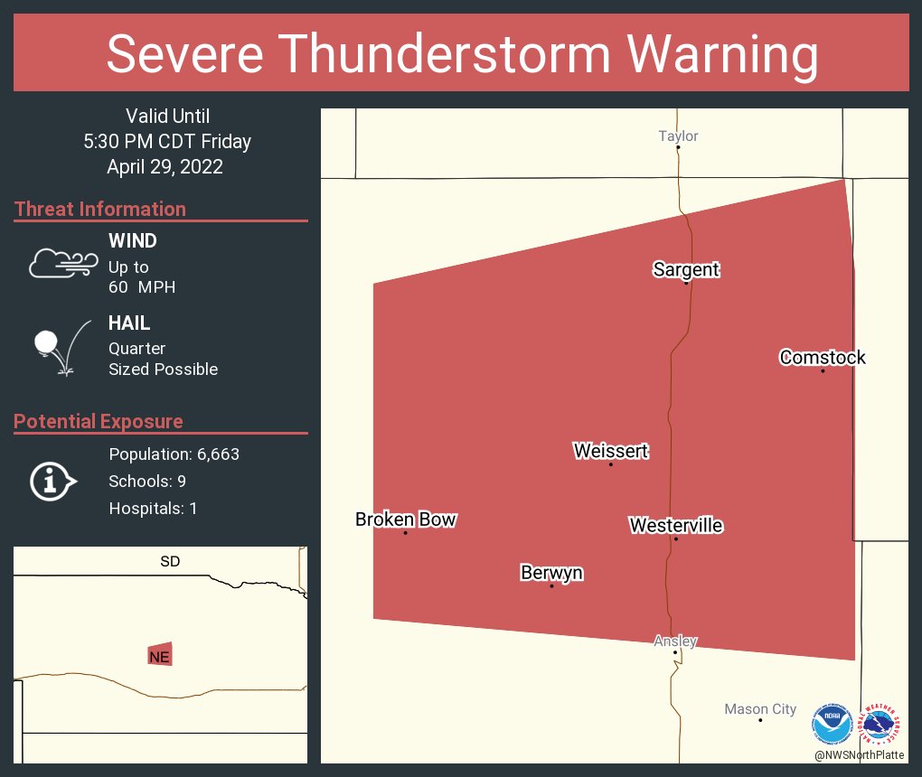 NWS Severe Tstorm on Twitter "Severe Thunderstorm Warning continues