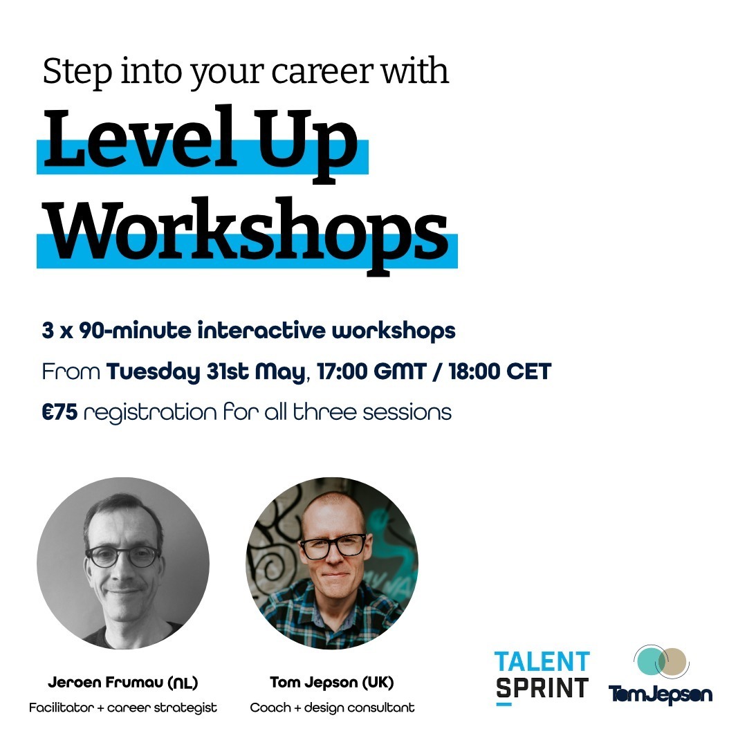 TalentSprints's tweet photo. 📣 Unsure about next career step? Seeking to overcome roadblocks? 

On May 31, we start our 3-day (3x 90min) online open #Career Level Up Workshop (in ENG).

Early bird discount only until 15/May!!!

https://t.co/k4k9q3MHbm

#careerdevelopment #Career #purposedriven https://t.co/k81JV9Tqpr
