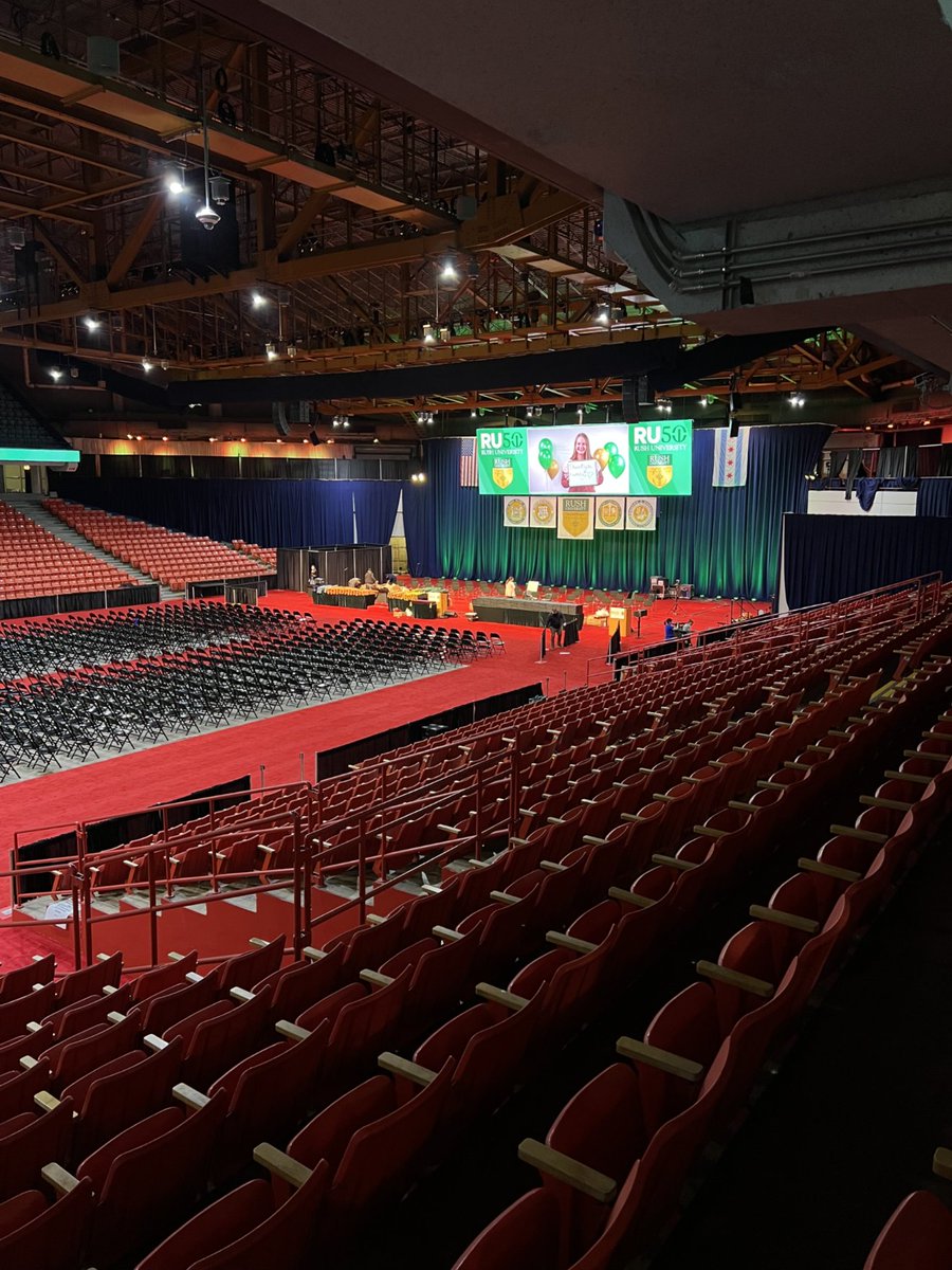 RushUniversity's tweet photo. Less than 24 hours to go, graduates! If you are unable to join us in person, tune into the live stream of #RushU's 50th commencement ceremony tomorrow at 2 p.m. CT ➡️ https://t.co/SZIfk22TLE. #RushGrad2022 https://t.co/IpHZ7KsWcf