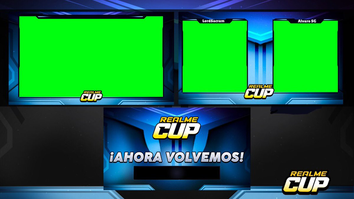 ¿¿Qué tal andáis amigos??🫣

Os dejo por aquí unos diseños que hice para la Realme Cup, espero que os molen y recordad que los de <a href="/realmeespana/">realme España 🐱</a> junto a <a href="/BScomunidad__/">Community Games</a> y @LordSacram están realizando torneos con premios, podéis animaros a participar algún día jejeje