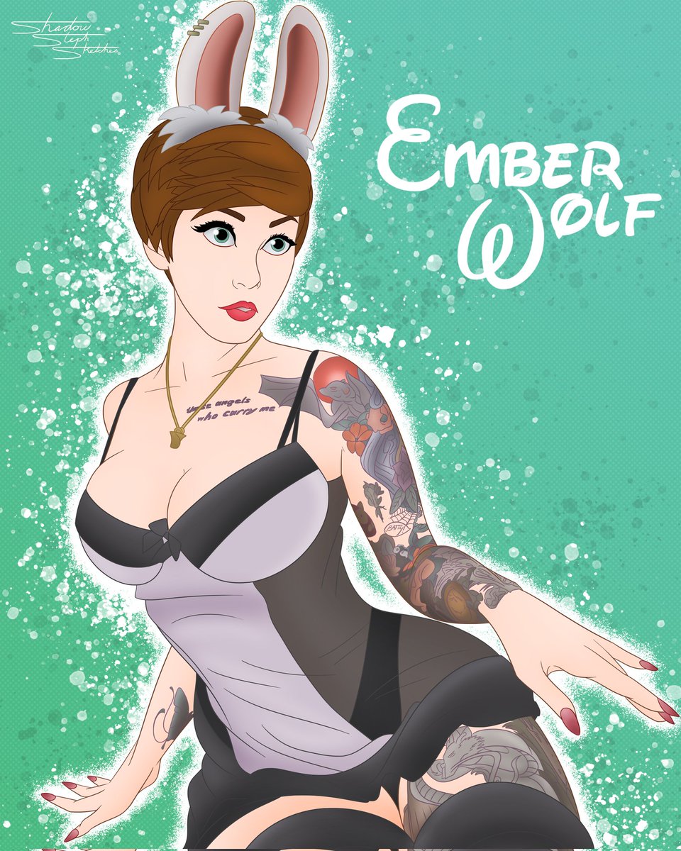 StephSketches's tweet photo. Because I was in Disneyland, here's a quick thing of @emberw0lf if they were drawn by Disney. Well... drawn by me in the style of Disney...

#Disney #DisneyStyleArtwork #DisneyStyle #EmberWolf #EmberWolfCosplayArt #DisneyArtStyle #CalicoBunny #DigitalArt #DigitalIllustration https://t.co/e1hSZE1EQh