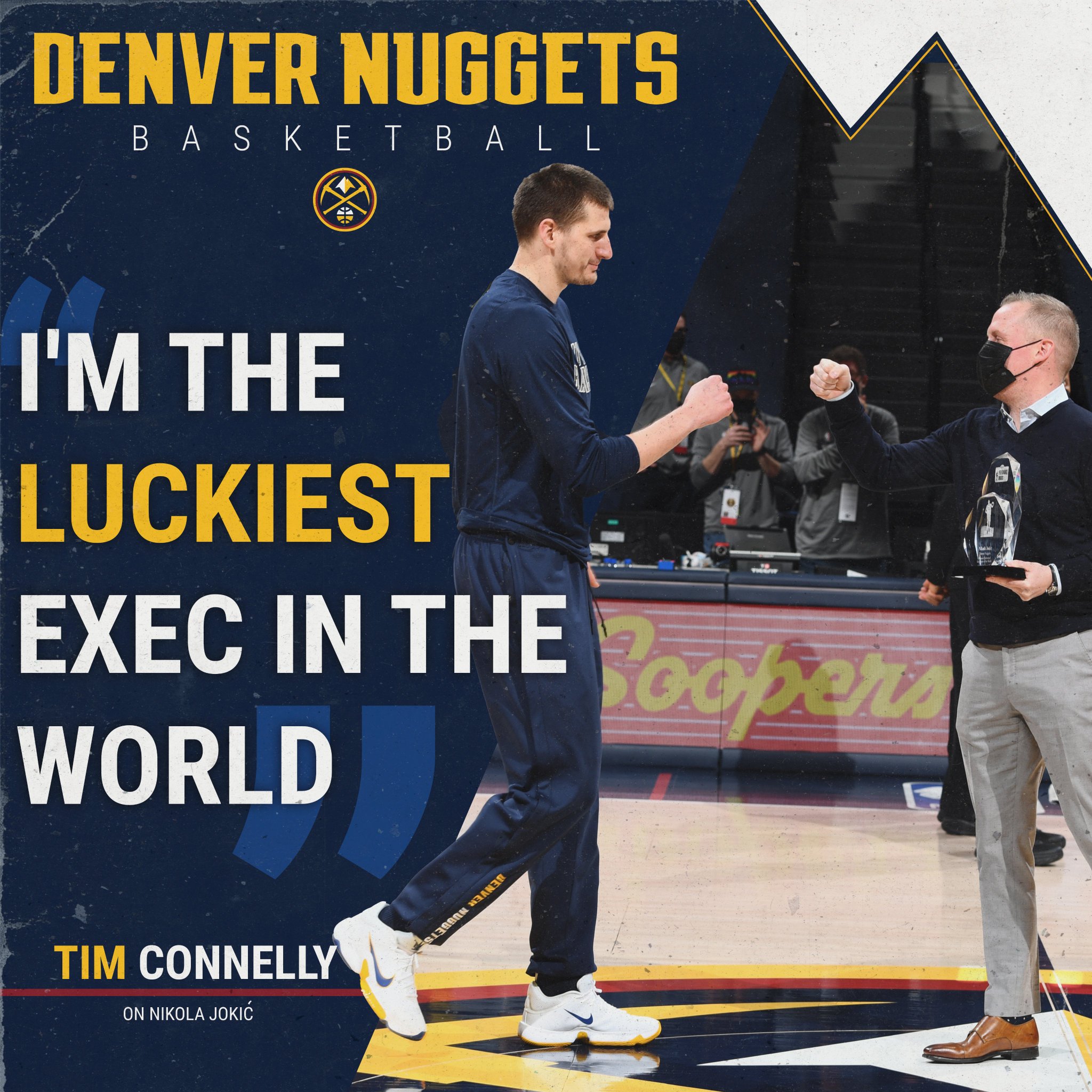 Denver Nuggets on Twitter "Tim knows he has greatness on his hands🙌
