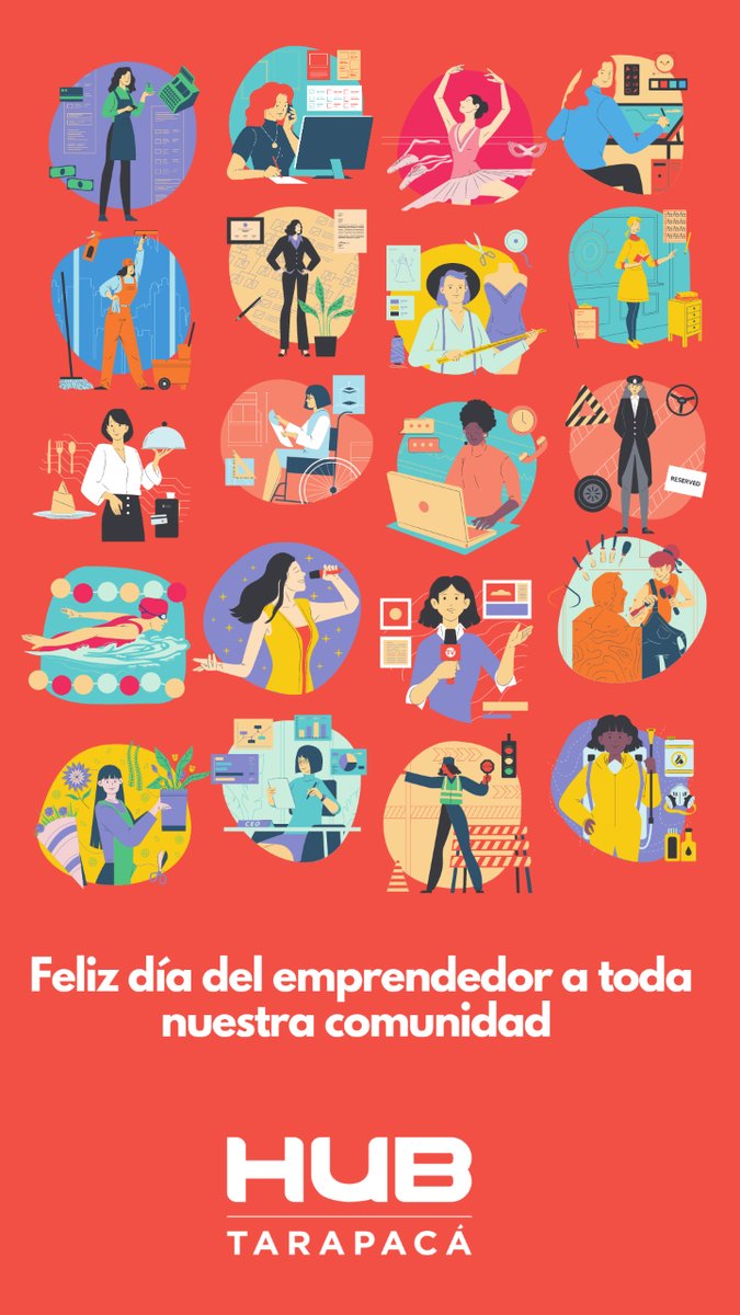 Para todos nuestros emprendedores les deseamos un feliz día y que sigan alcanzando sus sueños