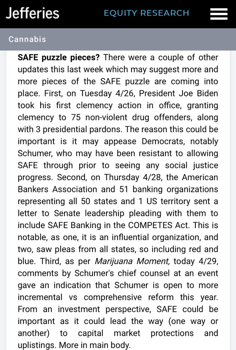 Jefferies on 🇺🇸 #cannabis 🌿