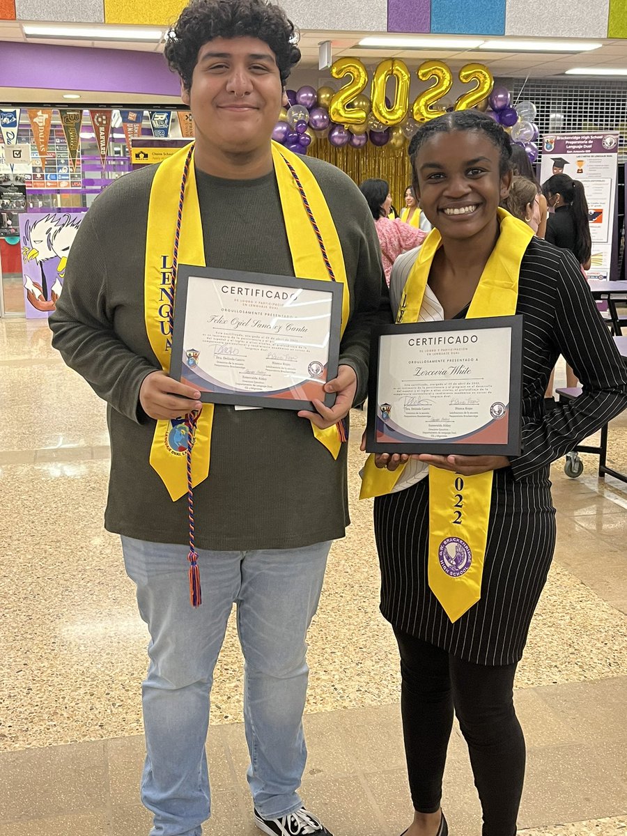 Dual Language , ESL & Migrant, SAISD (@saisdbilingual) on Twitter photo Esta noche celebramos the first <a href="/SAISD/">San Antonio ISD</a> Dual Language graduating class! These <a href="/SAISDBrackHS/">Brackenridge HS, SAISD</a> students have proven how powerful a linguistically sustaining program can be at the high school level. Esta noche celebramos the first <a href="/SAISD/">San Antonio ISD</a> Dual Language graduating class! These <a href="/SAISDBrackHS/">Brackenridge HS, SAISD</a> students have proven how powerful a linguistically sustaining program can be at the high school level.
