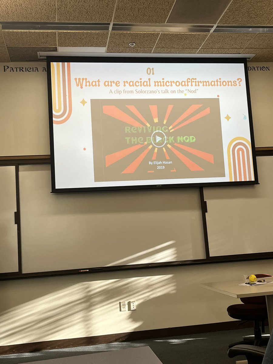 Special shoutout to <a href="/ZRey2023/">ZReynoso</a> for co-facilitating this semesters #conversationsofcolor Thank you for leading the conversation on racial microaffirmations <a href="/USD_PhDSJ/">usd_phdsj</a> <a href="/usdsoles/">USDSOLES</a>