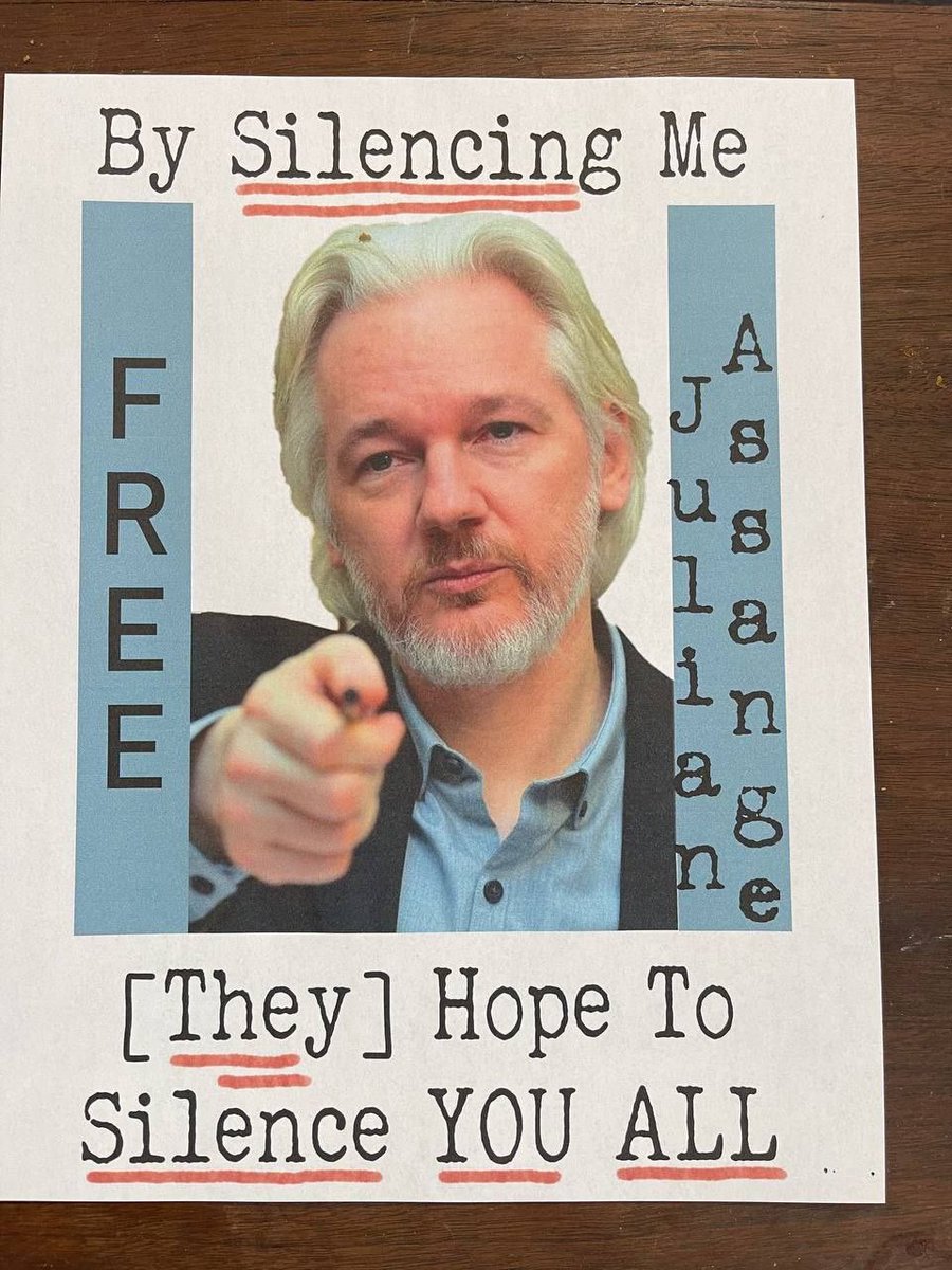 LaneLadyonthe's tweet photo. #FreeAssangeNOW #SWRS https://t.co/HmRYAnXjAp