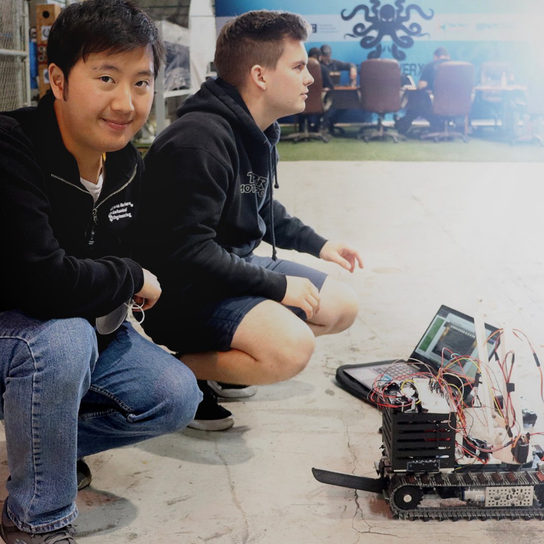 When asked what advice that Sean would give to other students interested in robotics, he said “Talk to your professors if you’re interested in doing research projects, and be proactive about your interest. You never know what you might find.”

#RobotRodeo #STEM #FATHOMWERX