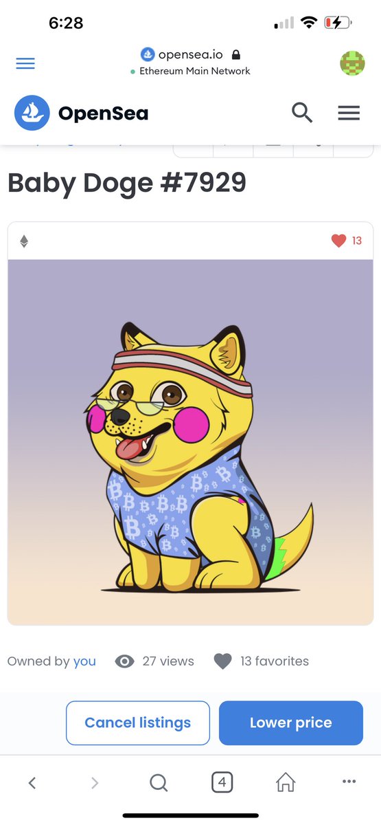 Selling this cutie on Openseas🙌🙌 make an offer!!