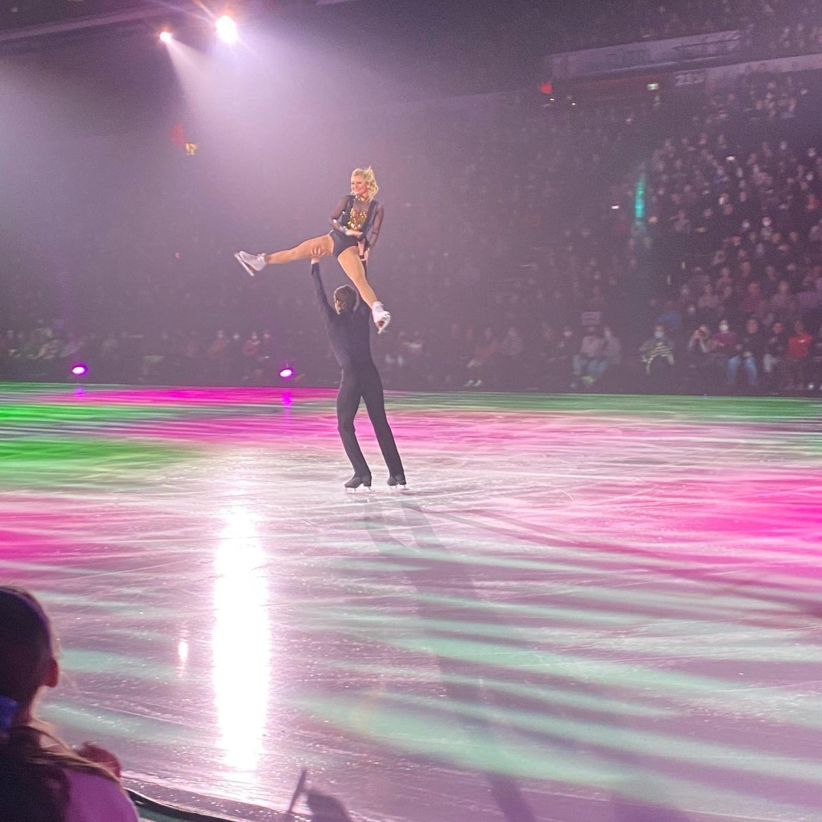 skating_sarah's tweet photo. Went to Stars on Ice in Halifax!  It was a really great show. Seriously, so many highlights: KMT &amp; MM, Piper and Paul doing the James Bond program, Satoko was everything live, Elladj had 2 of the best programs I’ve ever seen, and Keegan being Keegan! Go buy your tickets, Canada! https://t.co/yfcAsMxGnz