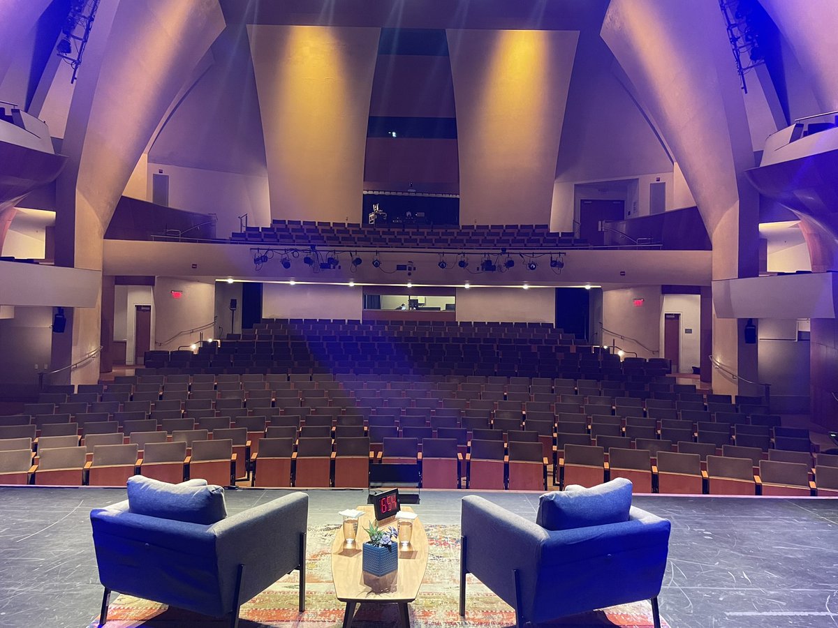 Big thrill for me to speak with Fran Lebowitz @thebroadstage in Santa Monica!!!