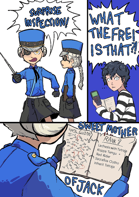 Old drawing of the Wardens, bunch of brats. 
