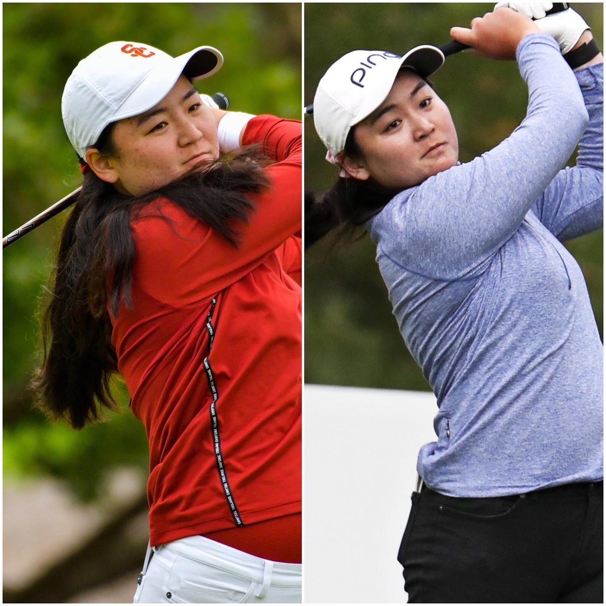 4️⃣ Trojans - who all played at PV countless times in school - move on to the <a href="/PV_Champ/">Palos Verdes Championship</a> weekend. 

<a href="/annieparkAP/">Annie Park</a> &amp; <a href="/jenniferchang99/">Jennifer Chang</a> (T6 -5) &amp; <a href="/robynnhyr/">Robynn Ree</a> (T9 -4) are in the top 10 while rookie <a href="/allisen_sc/">Allisen Corpuz</a> (18 -2) makes her 4th cut before May. #FightOn