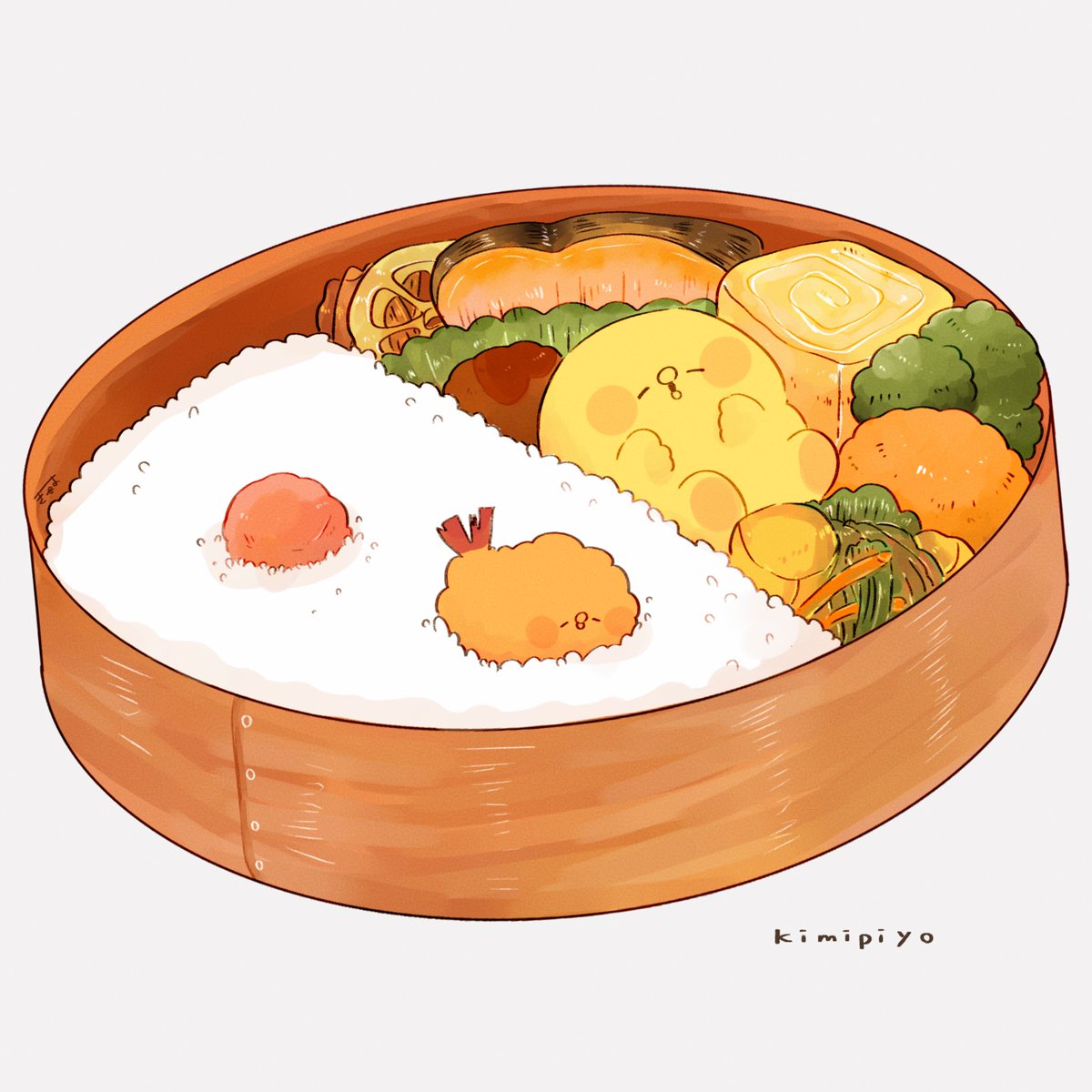 「🍱 」|てんみやきよのイラスト