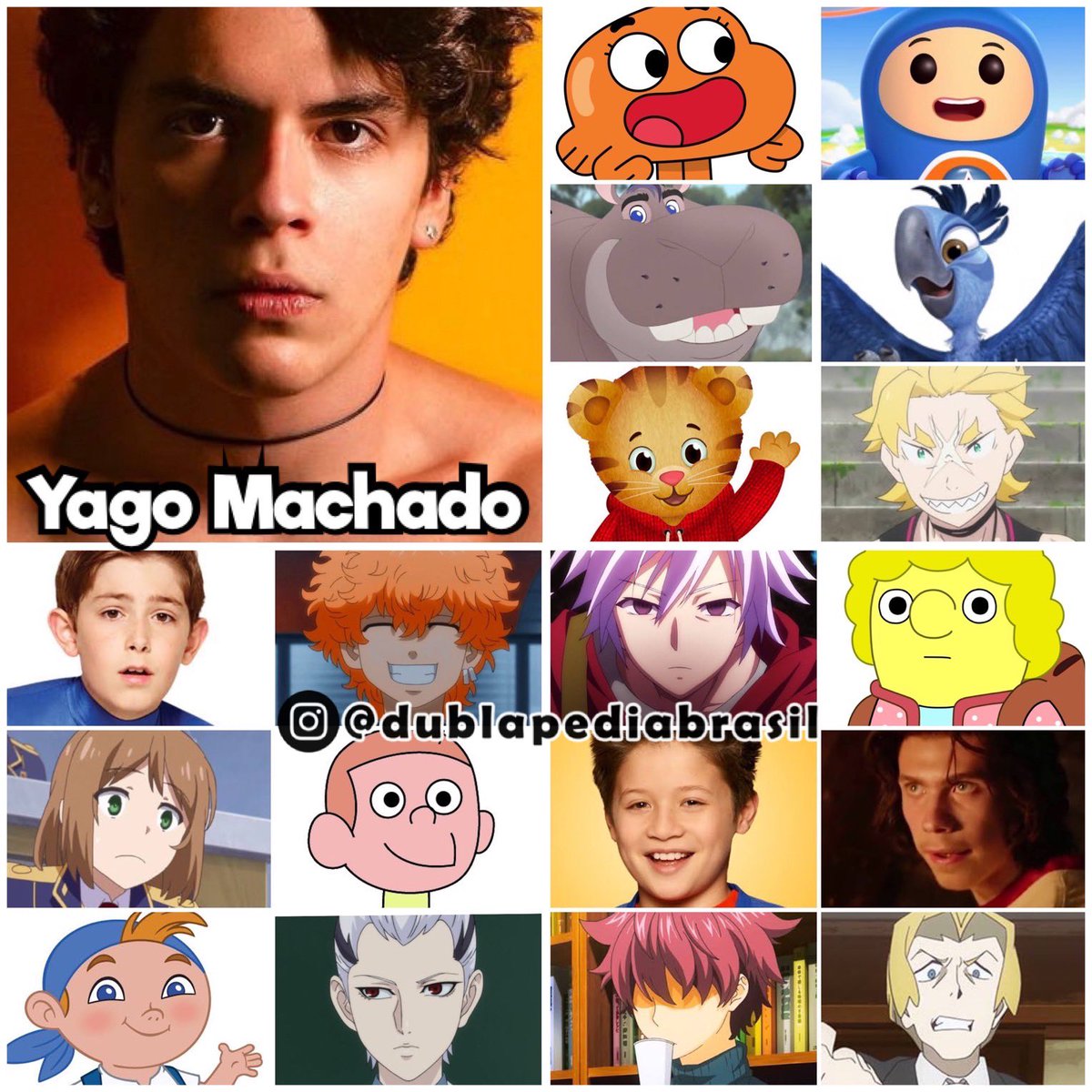 Anime Dublado on X: Feliz aniversário @YagoMachadoAtor! 🎂 Nos animes,  Yago é conhecido por dar voz a personagens como Garfiel em Re:ZERO, Smiley  em Tokyo Revengers, Daida em Ranking of Kings e