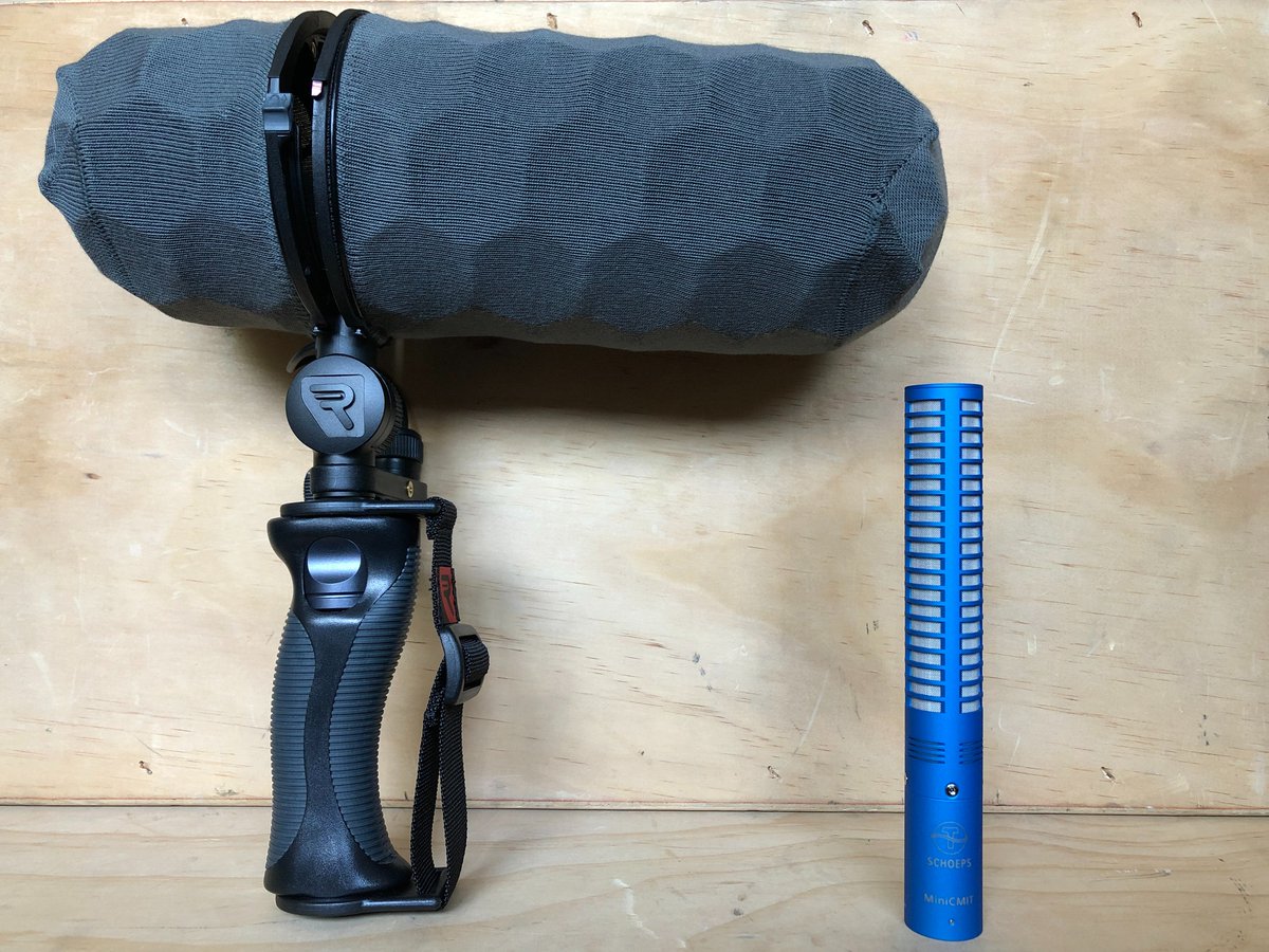 plasticAudio's tweet photo. I'd like to formally welcome my new @RycoteUK #NanoShield and @SCHOEPSmics #miniCMIT into the plasticAudio family of microphones and wind protection. 

May you record beautiful sounds for many years to come.

#ShotgunMicrophone #FieldRecording #Schoeps #Rycote https://t.co/U0PNtxXgUR
