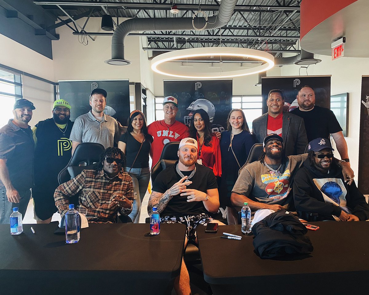 UNLV Office of Economic Development (@unlv_oed) on Twitter photo (1/2) To kick off the #NFLDraft2022 here in #LasVegas, we welcomed NFL players for an autograph signing yesterday for their NFT holders right here at Black Fire! Biggest thanks to <a href="/personalcorner/">Personal Corner</a> and @UNLV_SRII! (1/2) To kick off the #NFLDraft2022 here in #LasVegas, we welcomed NFL players for an autograph signing yesterday for their NFT holders right here at Black Fire! Biggest thanks to <a href="/personalcorner/">Personal Corner</a> and @UNLV_SRII!