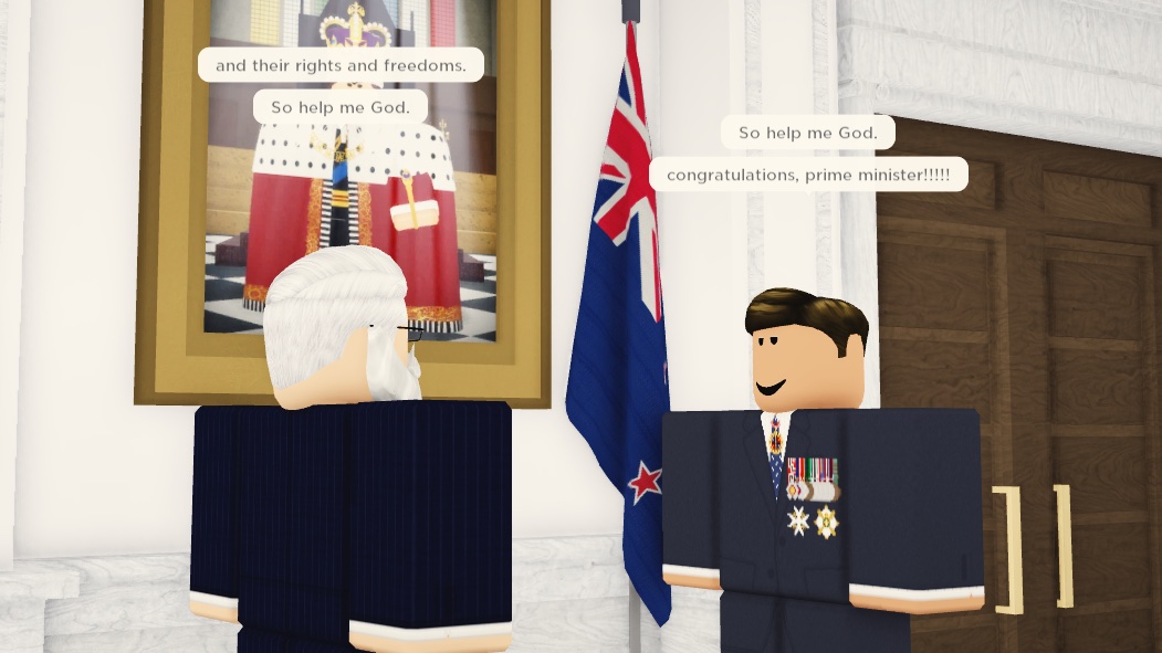 NSutherlandRBX's tweet photo. Last night, I had the honour of being sworn in as the Prime Minister of New Zealand.

Now is when the work starts, to make our nation great again. https://t.co/EEgUgogk5z