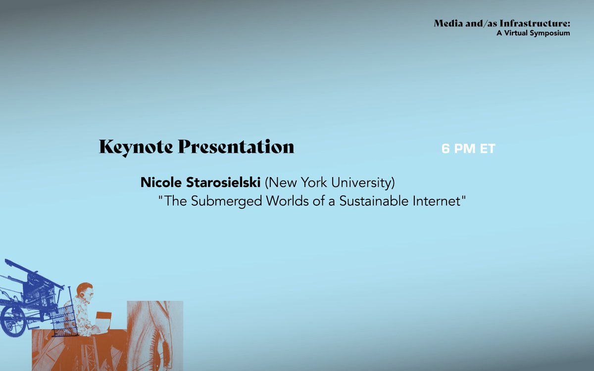 Good morning-afternoon-or-night (depending on where you're Zooming in from!)

Day 2 of "Media and/as Infrastructure" starts in an hour (12 ET). Here's to more generative discussion! 
#media #infrastructure