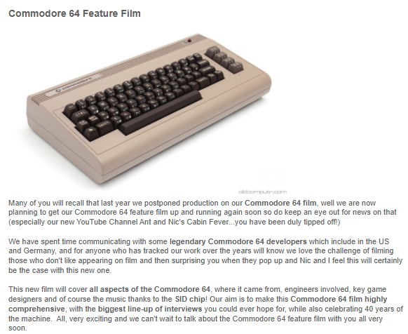 ZodmanPerth's tweet photo. Hey @BrianBagnall1; in case you don't get the Gracious Films newsletter (Bedroom to Billions - The Amiga Years); they're making a C64 film _and_ another Amiga film.  That's exciting!
I wish they had links I could send you...Here's some screenshots of the email instead. https://t.co/4Nr3Wmvfqg