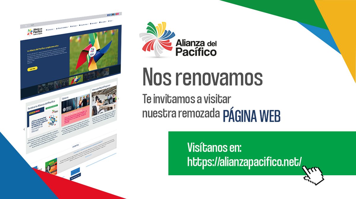 👩🏻‍💻👨🏾‍💻 ¡Renovamos nuestra página web! Encuéntranos en 👉 alianzapacifico.net #11AñosAlianzaDelPacífico #APporLaReactivación