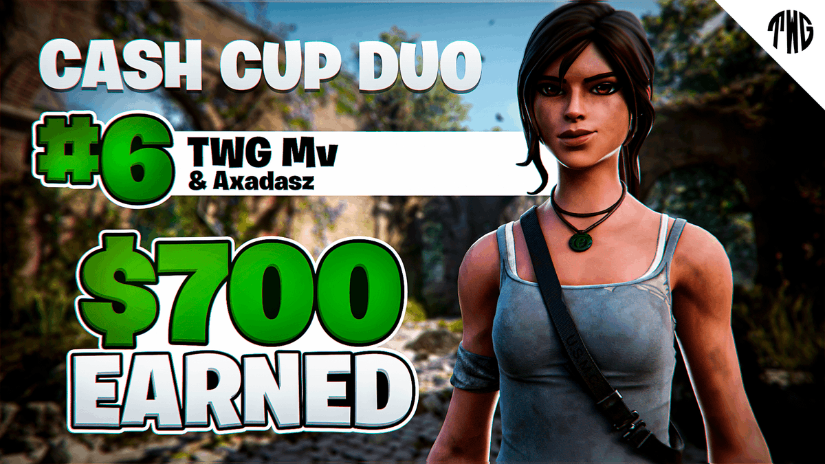 TWGeSports_'s tweet photo. 🏆│Cash Cup Duo

Ayer nuestro jugador @1Mvfn pudo romper la mala racha y sacar sus primeros earnings en esta temporada y llegar de la mejor manera a la fncs. #gotwg
¡ Felicidades ! https://t.co/Q0sBKsQUDj