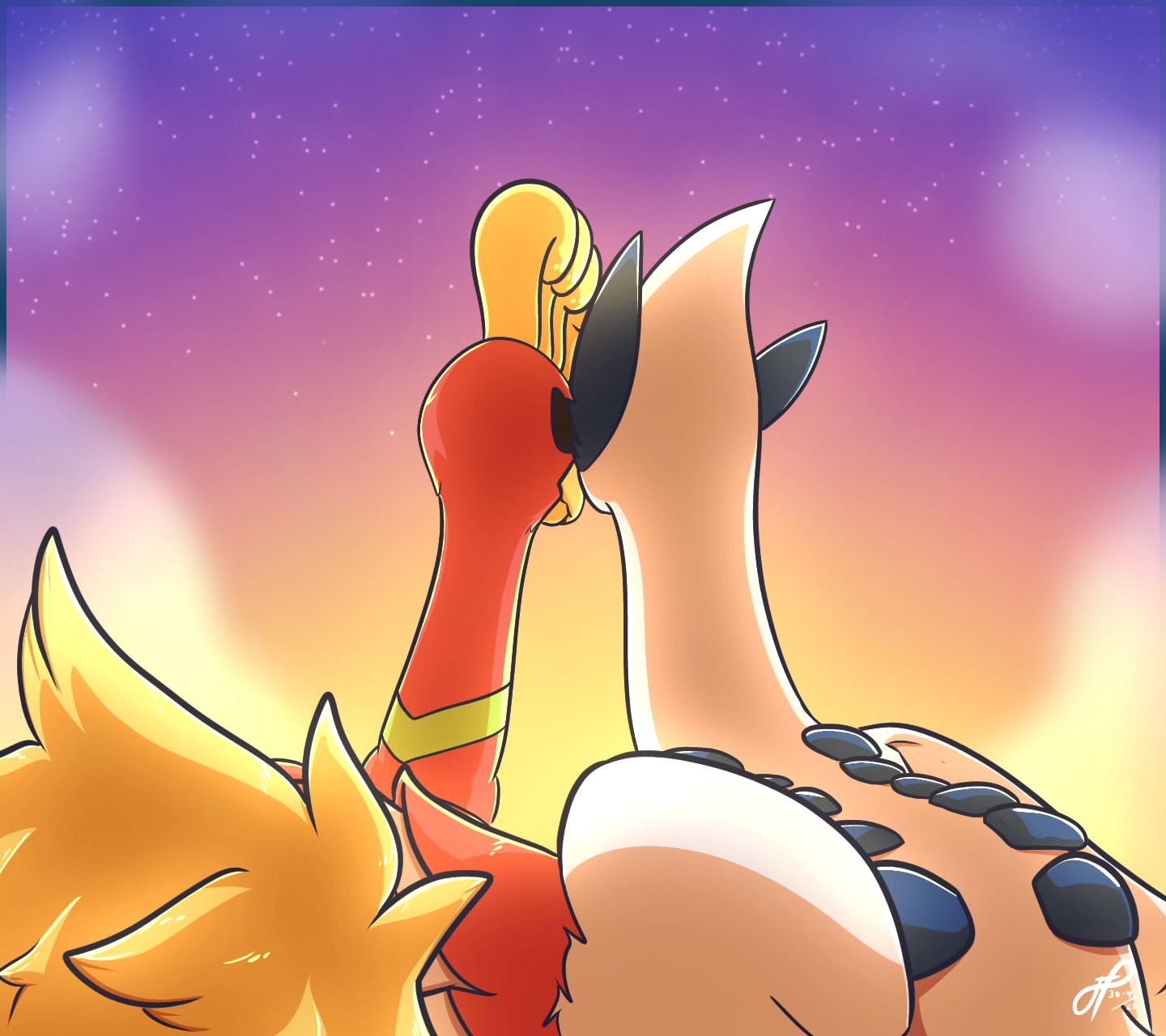 250 - The Rainbow Pokemon - Ho-oh (Shiny) — Weasyl