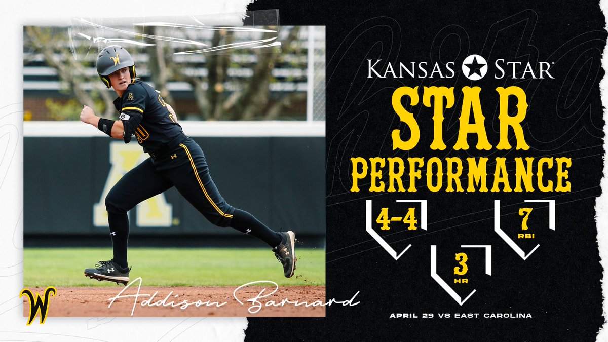 .<a href="/addieb30/">Addison Barnard</a> cannot be contained.

4 hits - career high
3 home runs - ties school record
7 RBI - T-2nd most in school history

Season Totals: .431, 29 HR, 74 RBI

Looks like one of the best players in the country to us.