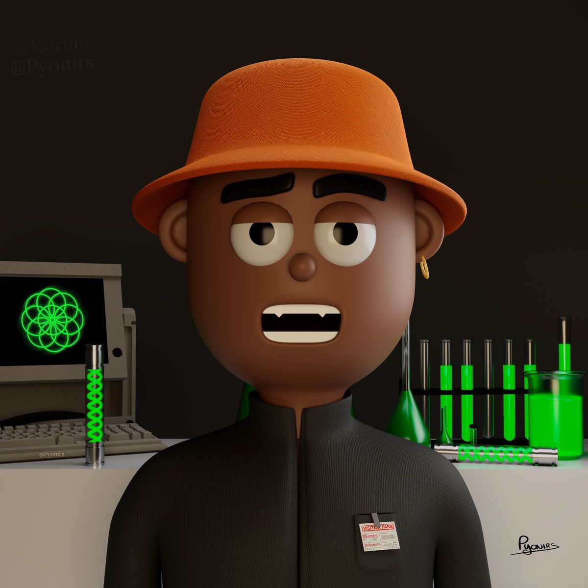 pyonirs's tweet photo. There’s my 3D fan art for @ThePossessedNFT This is the #pssssd version of myself i really enjoyed making this one !
@tmw_buidls @whatthefurr 
@luuminize @_thel0stb0y_ @canigonow https://t.co/uf67RgGEtj