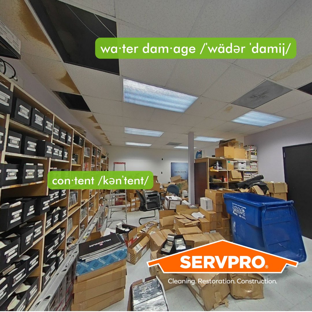 Water, Fire, Mold, even packing your contents! We take care of it all, big or small and make the complicated simple. All you have to do is... well nothing. Our team of highly trained remediation and restoration experts are ready to make things like it never happened. #servpro